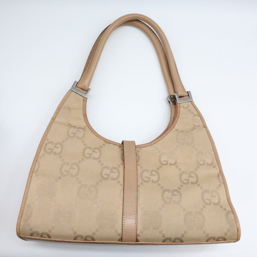Gucci GG Beige Jackie Shoulder Handbag - Lux Central