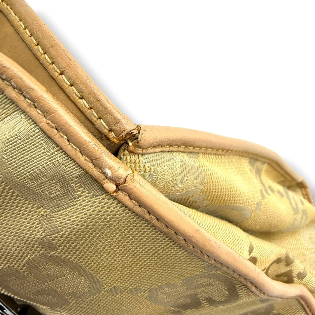 Gucci GG Beige Jackie Shoulder Handbag - Lux Central
