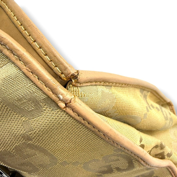 Gucci GG Beige Jackie Shoulder Handbag - Lux Central