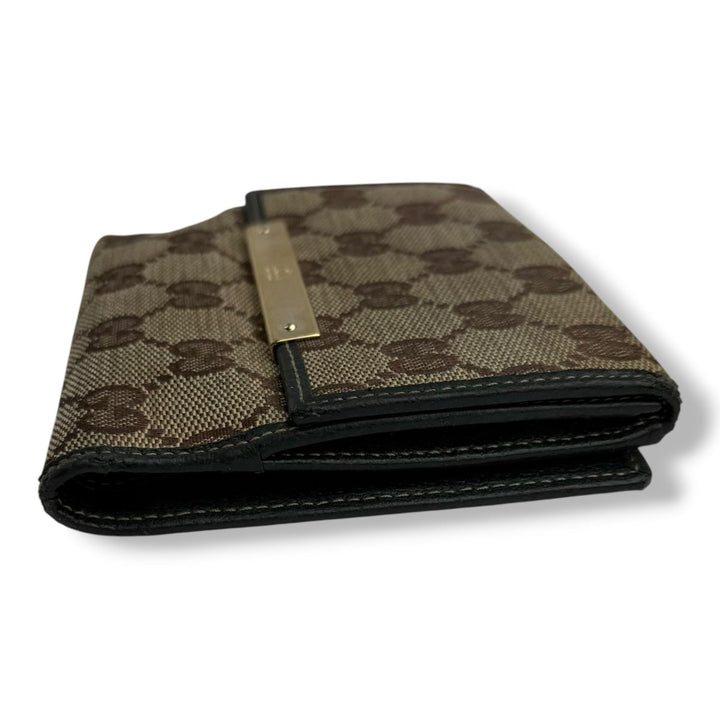 Gucci GG Beige Monogram Bifold Purse - Lux Central