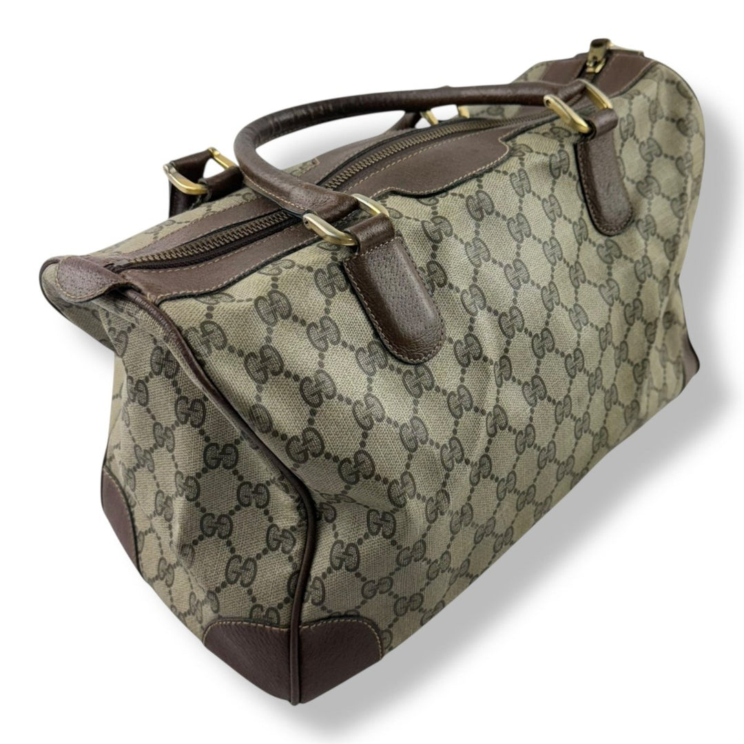 Gucci GG Beige Monogram Canvas Joy Boston Handbag - Lux Central