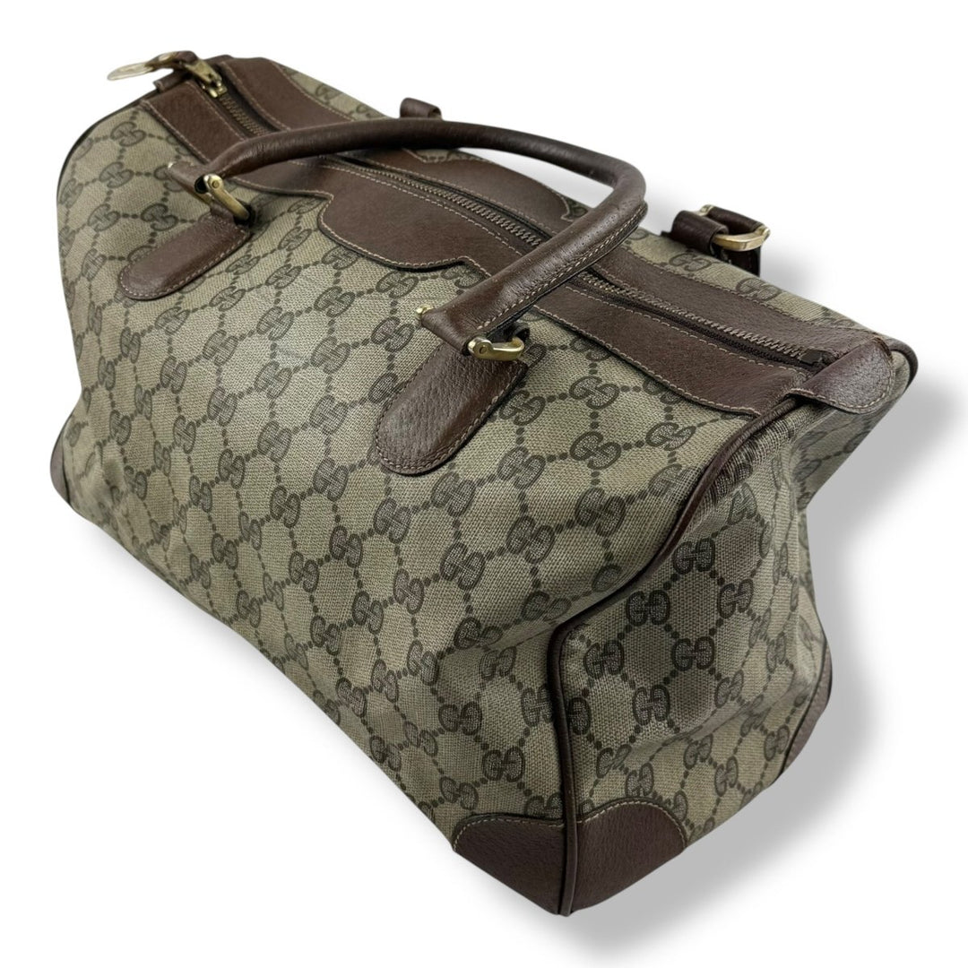 Gucci GG Beige Monogram Canvas Joy Boston Handbag - Lux Central