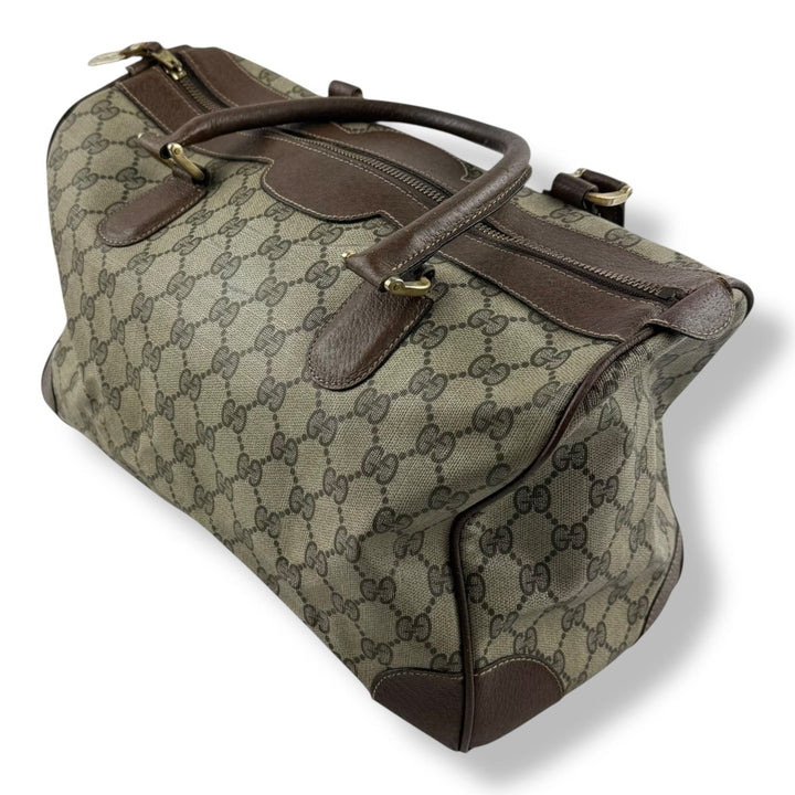 Gucci GG Beige Monogram Canvas Joy Boston Handbag - Lux Central