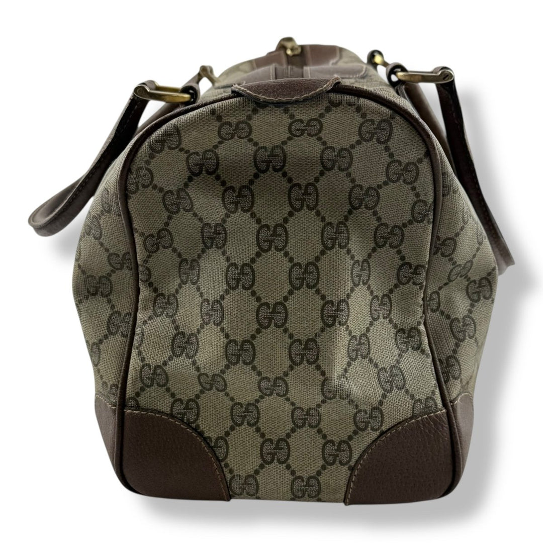 Gucci GG Beige Monogram Canvas Joy Boston Handbag - Lux Central