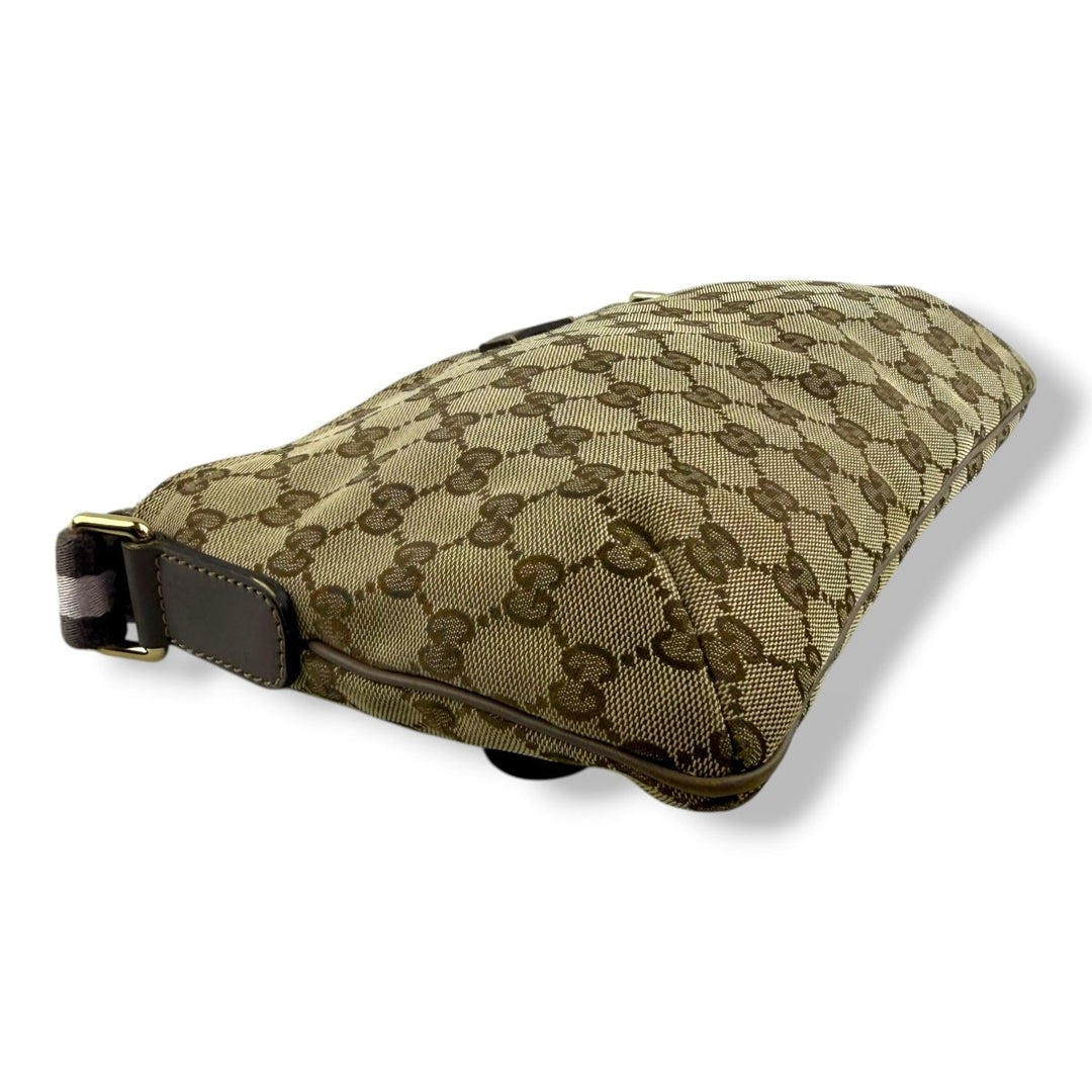 Gucci GG Beige Monogram Crossbody Bag - Lux Central