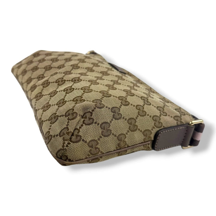 Gucci GG Beige Monogram Crossbody Bag - Lux Central