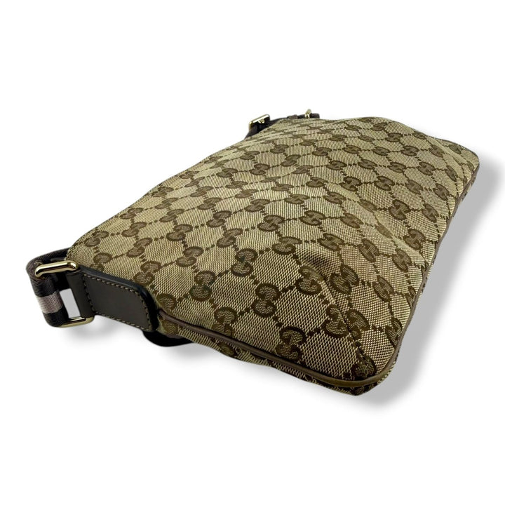 Gucci GG Beige Monogram Crossbody Bag - Lux Central