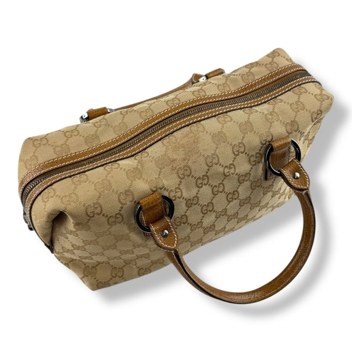 Gucci GG Beige Monogram Handbag - Lux Central