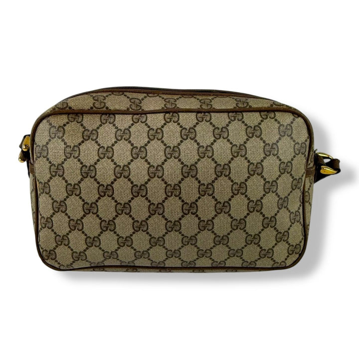 Gucci GG Beige Monogram Shoulder Crossbody Bag - Lux Central