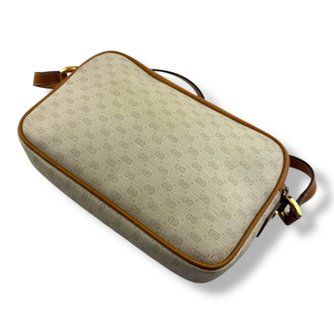 Gucci GG Beige Monogram Shoulder Crossbody Bag - Lux Central