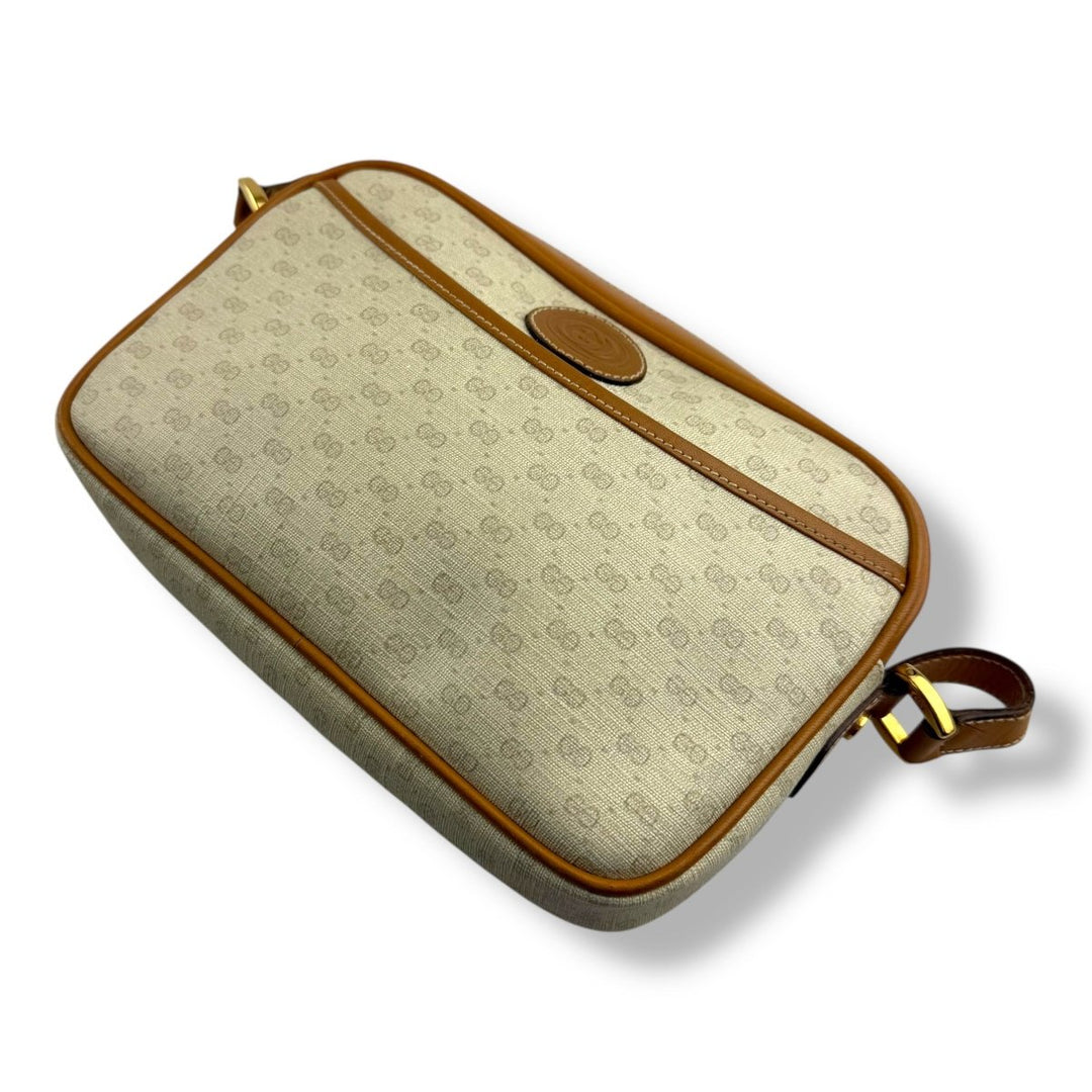 Gucci GG Beige Monogram Shoulder Crossbody Bag - Lux Central