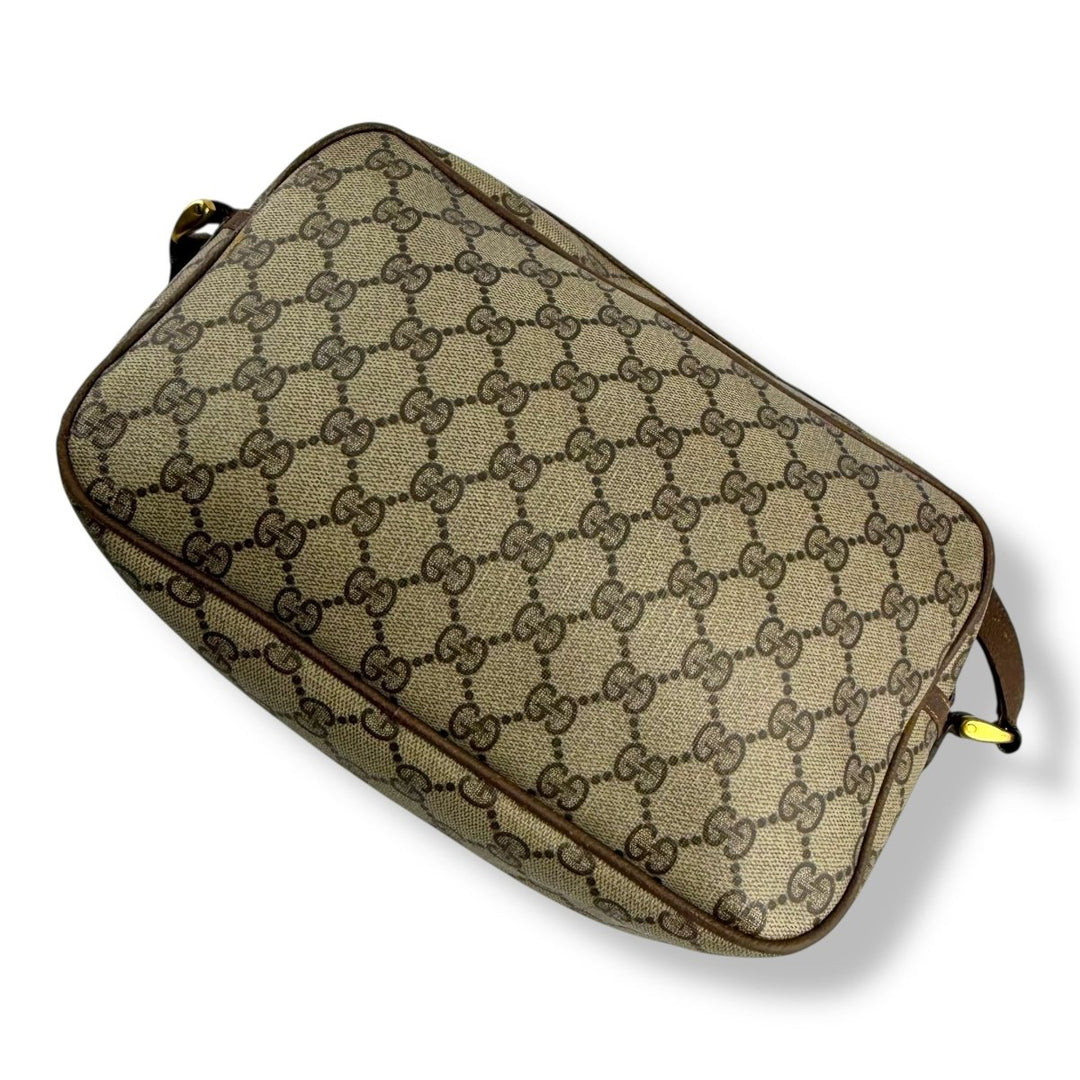 Gucci GG Beige Monogram Shoulder Crossbody Bag - Lux Central