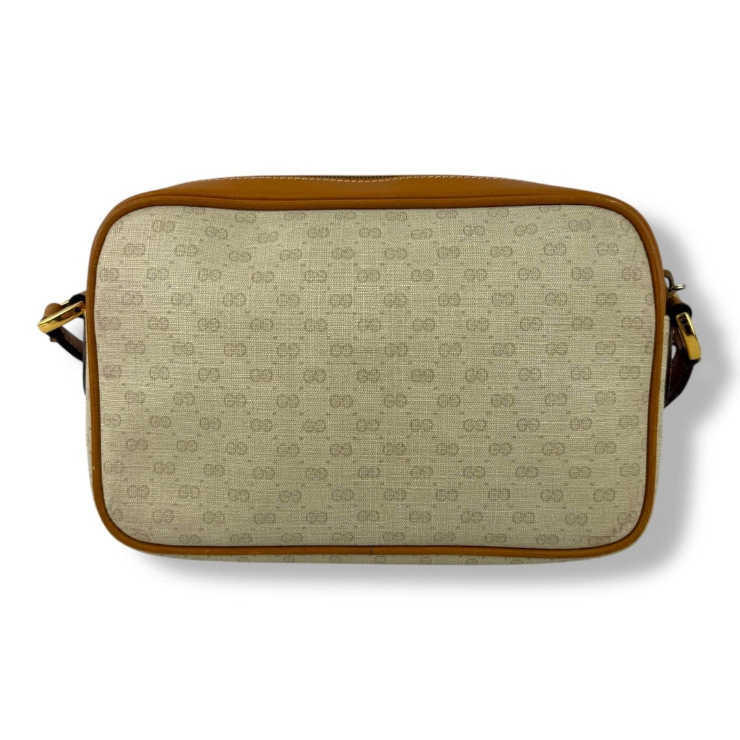 Gucci GG Beige Monogram Shoulder Crossbody Bag - Lux Central
