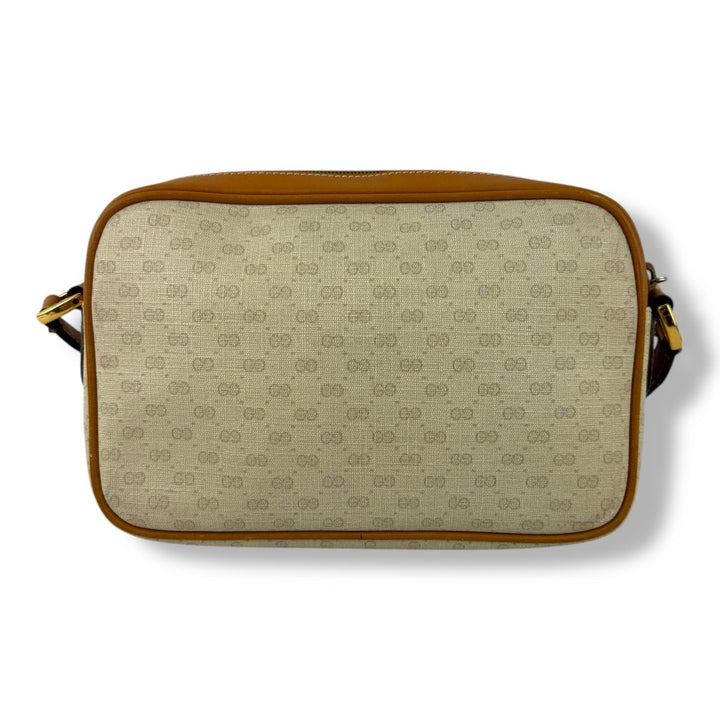 Gucci GG Beige Monogram Shoulder Crossbody Bag - Lux Central