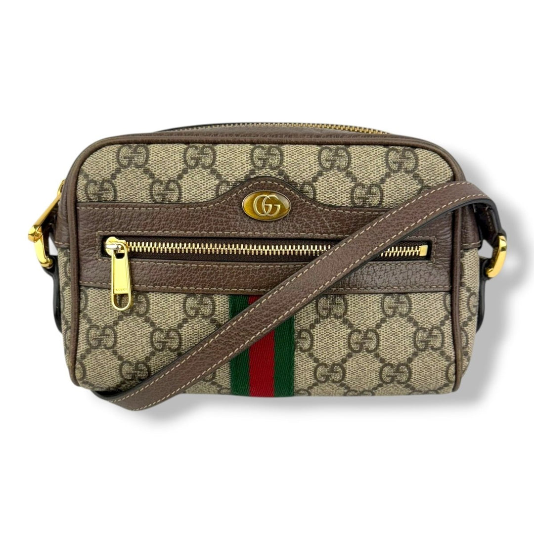 Gucci GG Beige Ophidia Crossbody Bag - Lux Central
