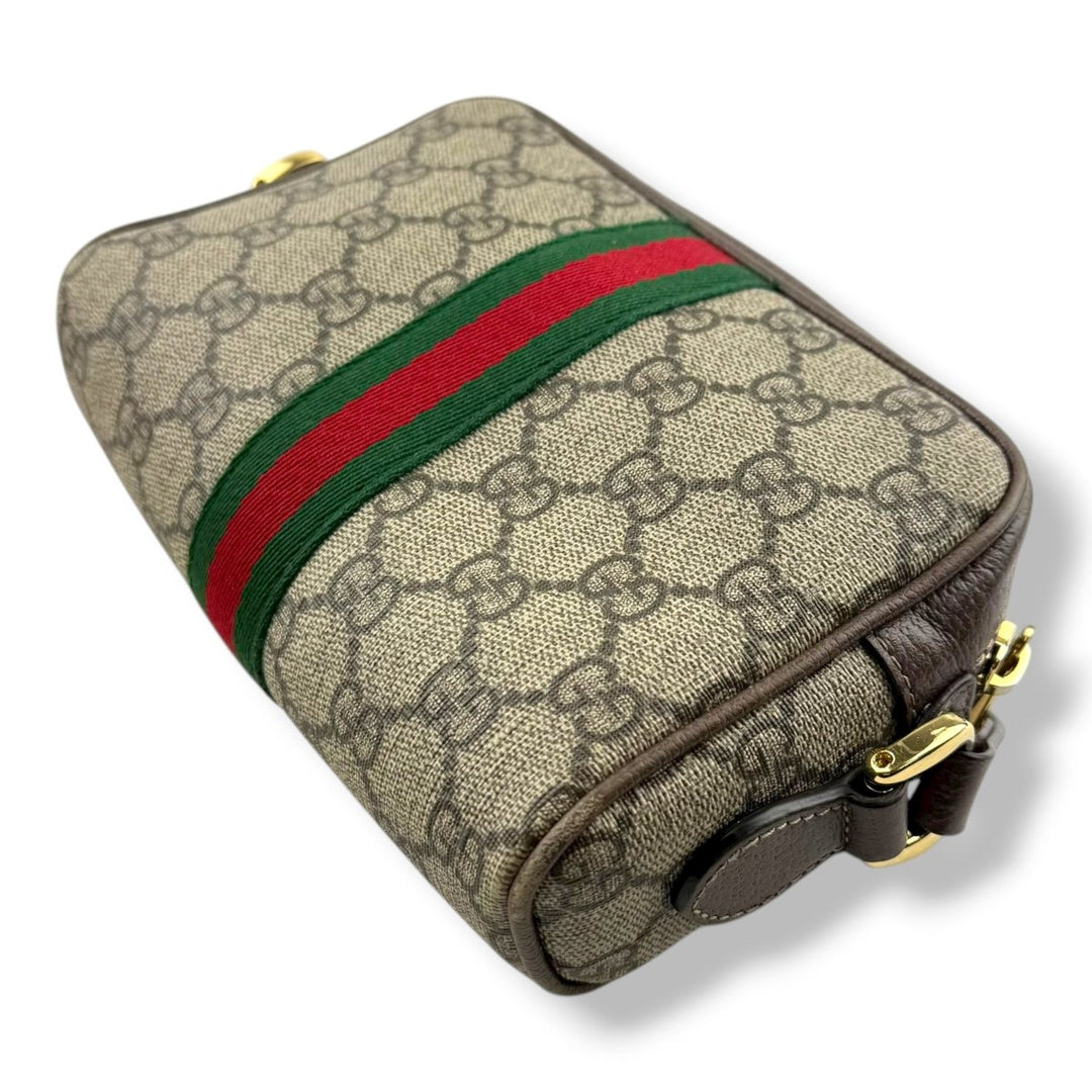 Gucci GG Beige Ophidia Crossbody Bag - Lux Central