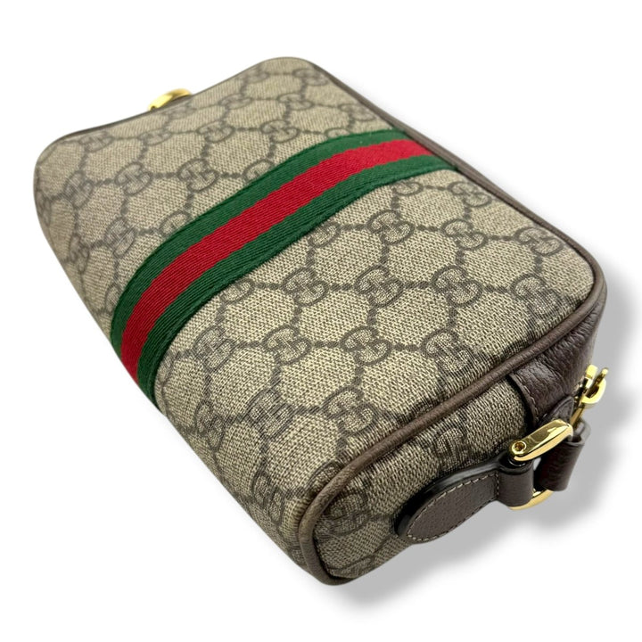 Gucci GG Beige Ophidia Crossbody Bag - Lux Central