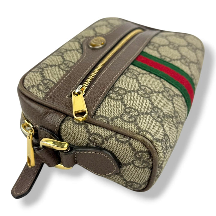 Gucci GG Beige Ophidia Crossbody Bag - Lux Central