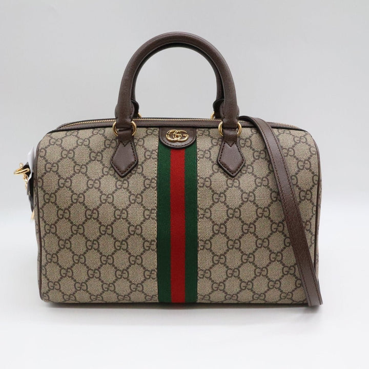 Gucci GG Beige Ophidia Duffle Bag - Lux Central