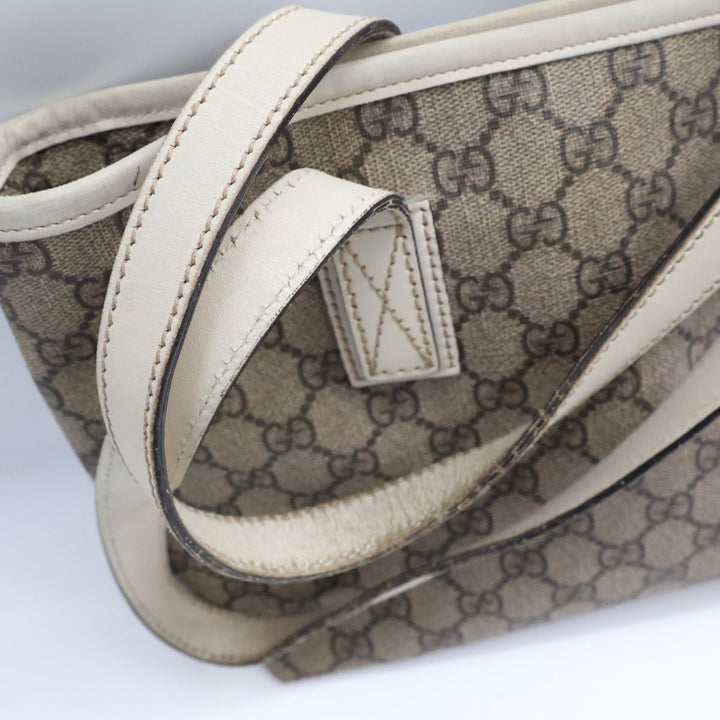 Gucci GG Beige Supreme Canvas Tote Bag - Lux Central