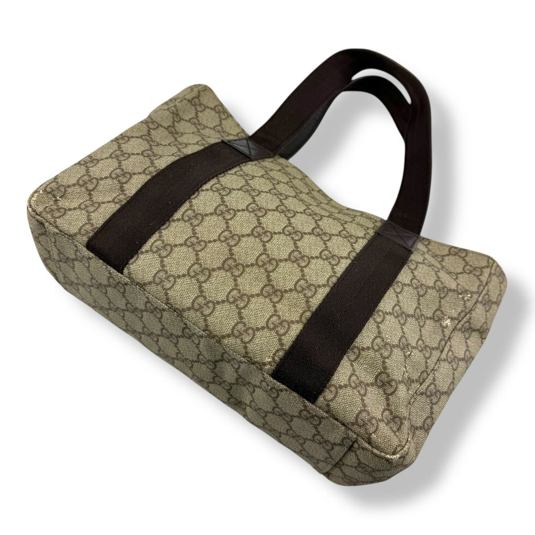 Gucci GG Beige Supreme Canvas Tote Bag - Lux Central