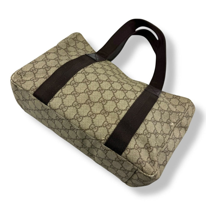 Gucci GG Beige Supreme Canvas Tote Bag - Lux Central