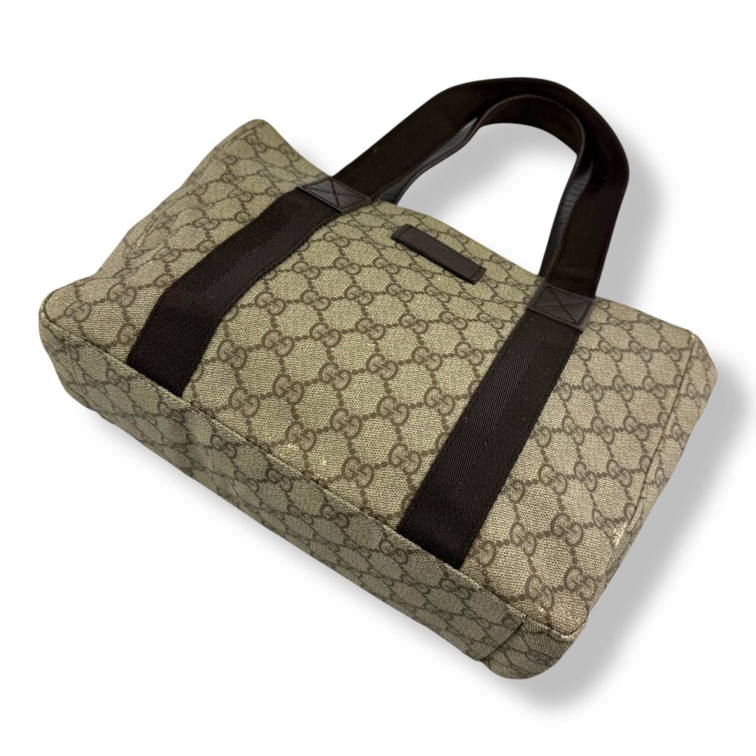 Gucci GG Beige Supreme Canvas Tote Bag - Lux Central