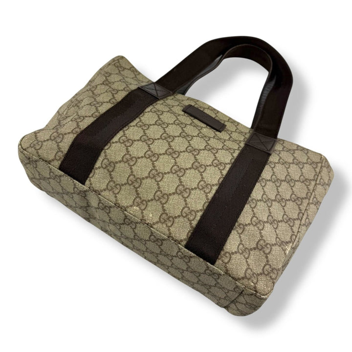Gucci GG Beige Supreme Canvas Tote Bag - Lux Central