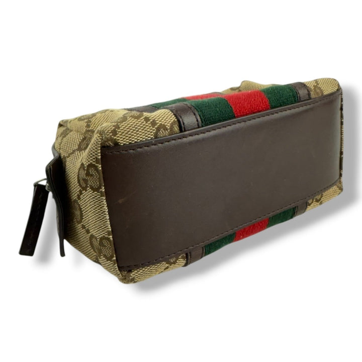 Gucci GG Beige Supreme Cosmetic Pouch - Lux Central