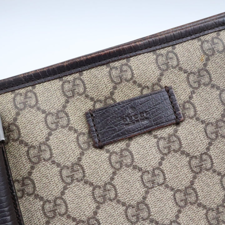 Gucci GG Beige/Brown Supreme Canvas Tote Bag - Lux Central
