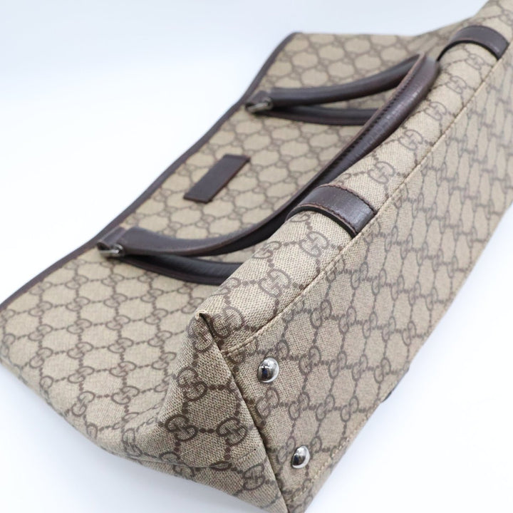 Gucci GG Beige/Brown Supreme Canvas Tote Bag - Lux Central