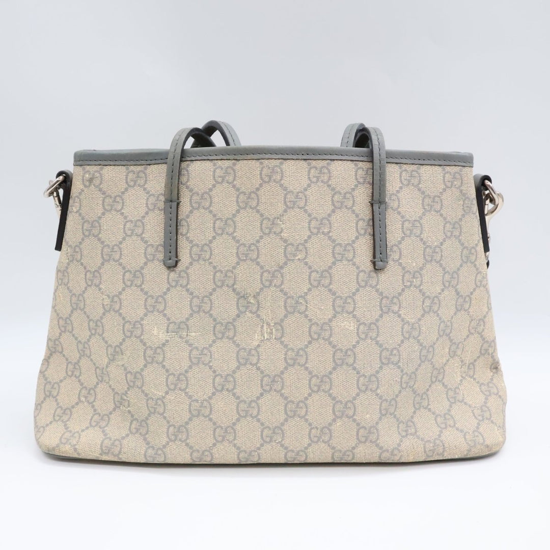 Gucci GG Beige/Grey Supreme Canvas Tote Bag - Lux Central