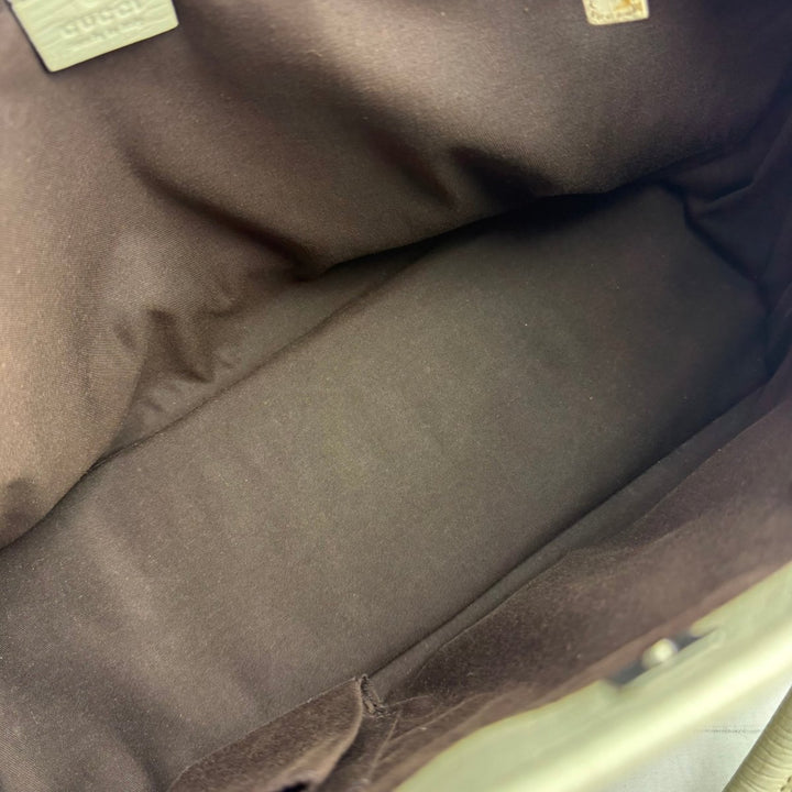 Gucci GG Beige/White Supreme Canvas Tote Bag - Lux Central
