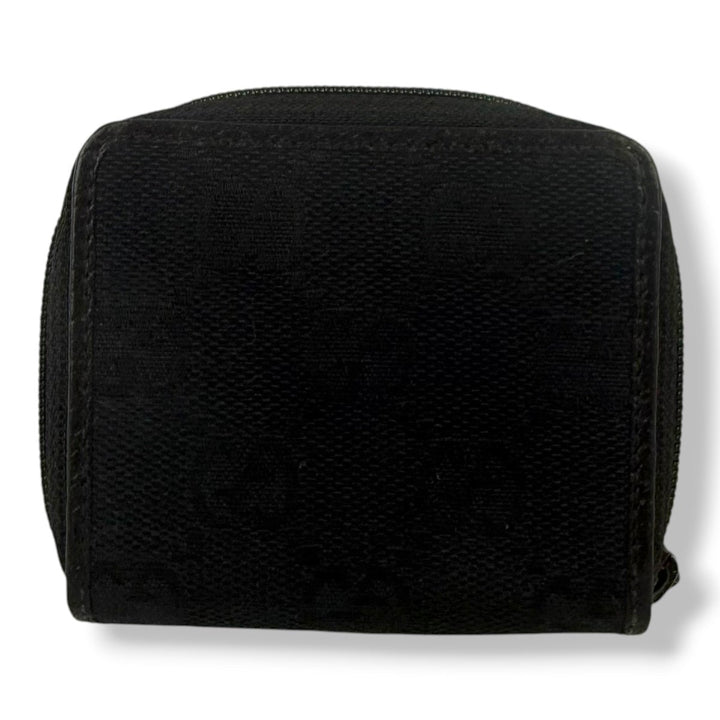 Gucci GG Black Canvas Coin Pouch - Lux Central