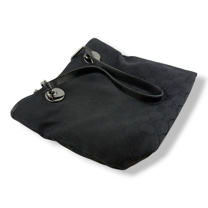 Gucci GG Black Canvas Tote Bag - Lux Central