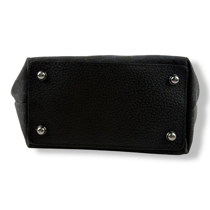 Gucci GG Black Canvas Tote Bag - Lux Central