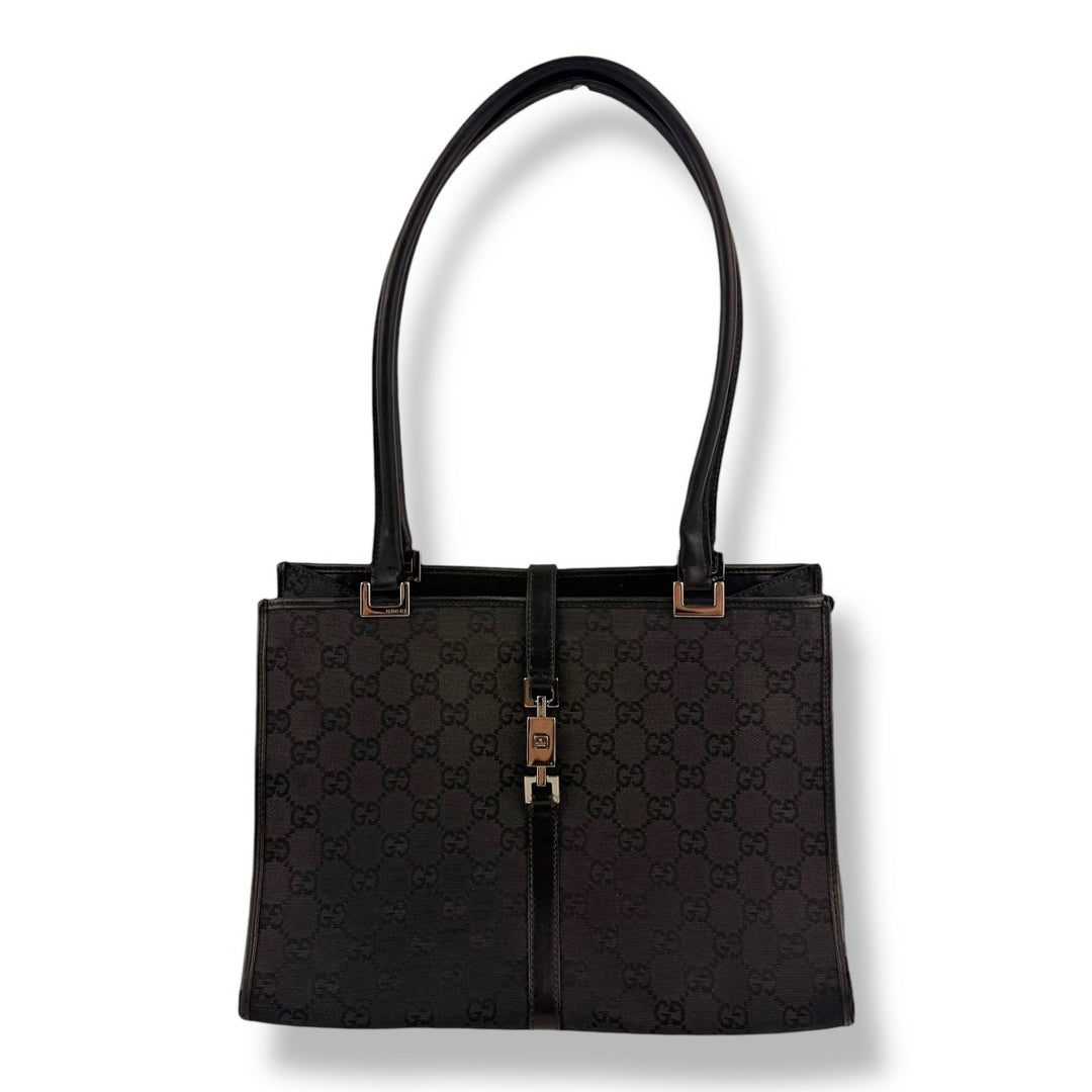 Gucci GG Black Jackie Shoulder Handbag - Lux Central