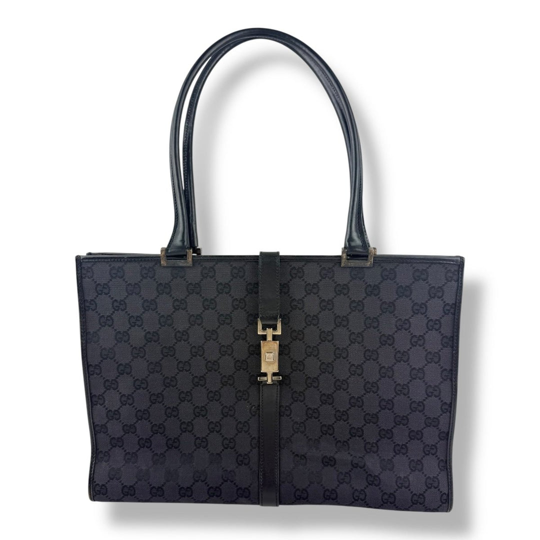 Gucci GG Black Jackie Shoulder Handbag - Lux Central