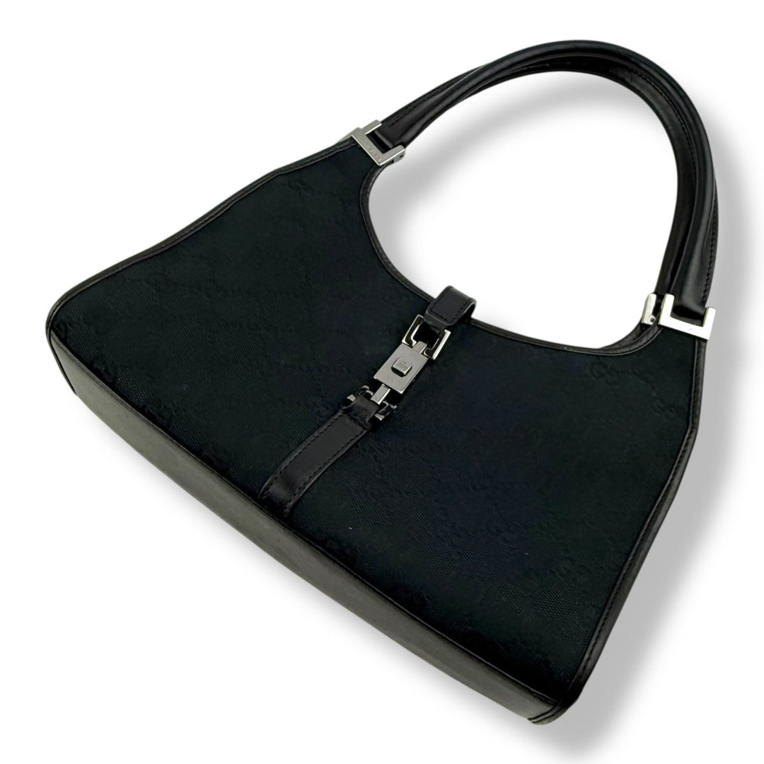 Gucci GG Black Jackie Shoulder Handbag - Lux Central