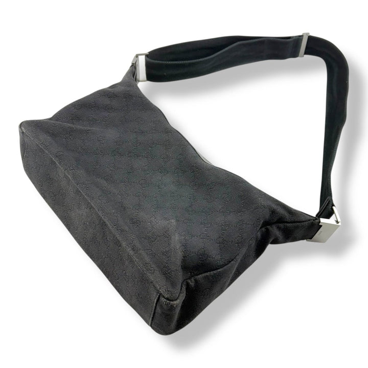 Gucci GG Black Monogram Crossbody Shoulder Handbag - Lux Central