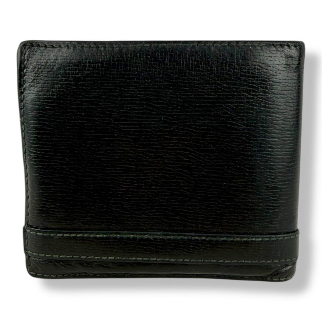 Gucci GG Black Monogram Leather Wallet - Lux Central