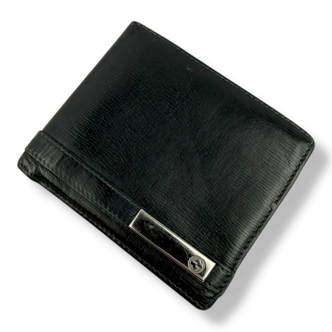 Gucci GG Black Monogram Leather Wallet - Lux Central