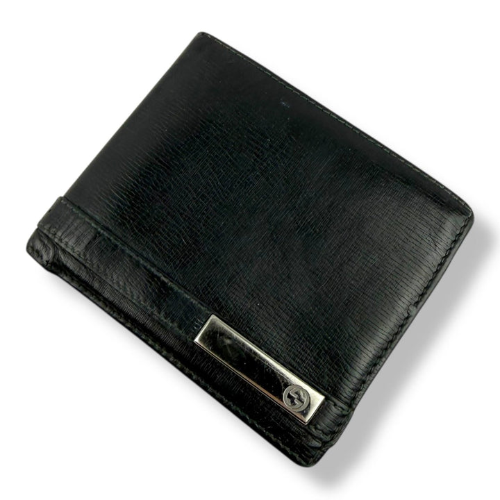 Gucci GG Black Monogram Leather Wallet - Lux Central