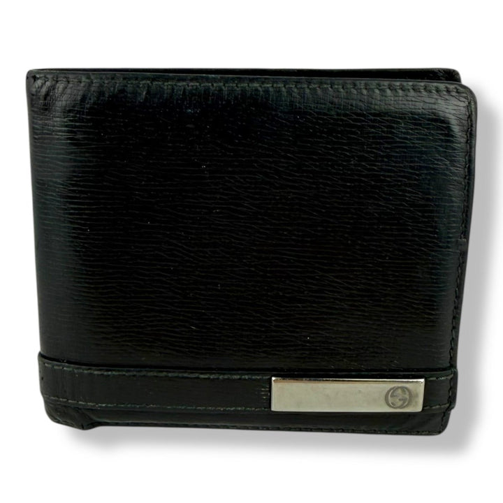 Gucci GG Black Monogram Leather Wallet - Lux Central