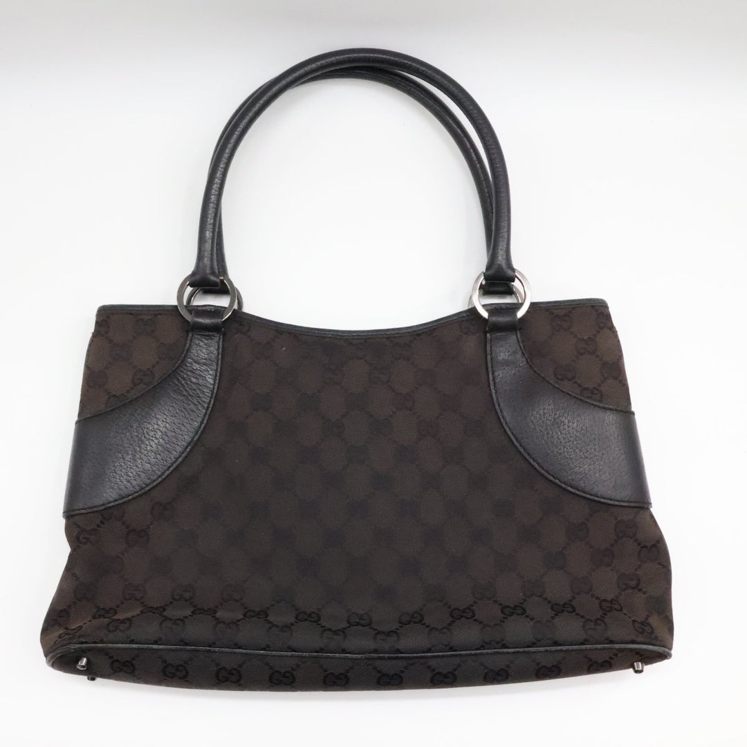 Gucci GG Black Monogram Tote Handbag - Lux Central
