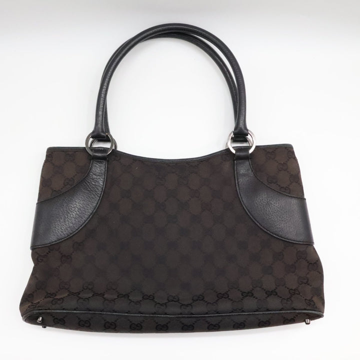 Gucci GG Black Monogram Tote Handbag - Lux Central