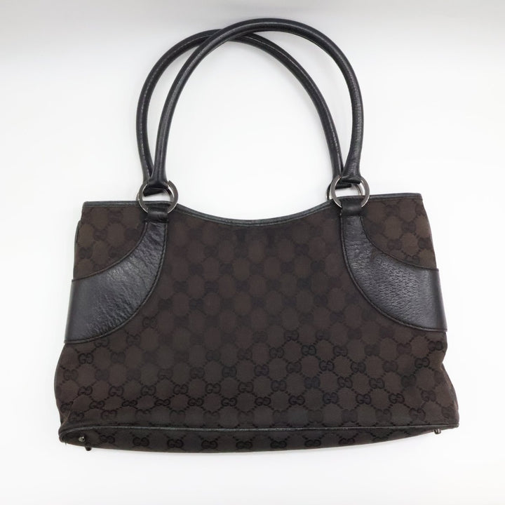 Gucci GG Black Monogram Tote Handbag - Lux Central