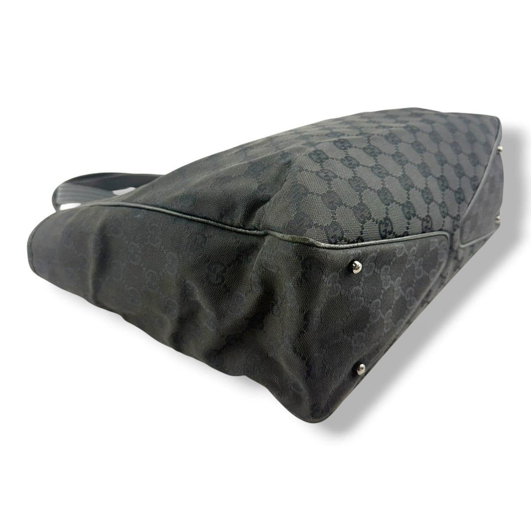 Gucci GG Black Supreme Canvas Tote Bag - Lux Central