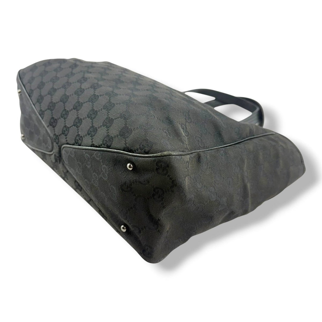 Gucci GG Black Supreme Canvas Tote Bag - Lux Central