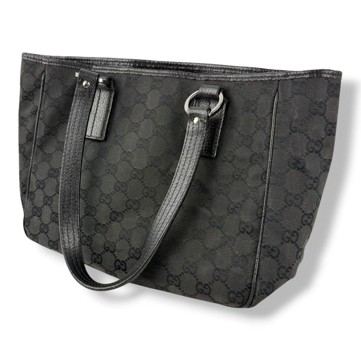 Gucci GG Black Supreme Canvas Tote Bag - Lux Central